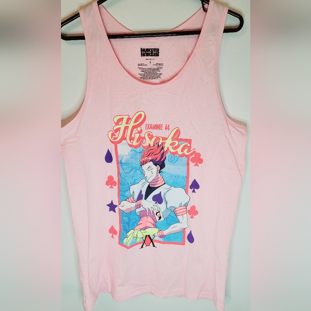 Anime Hunter X Hunter Hisoka Pink Otaku Tank Top